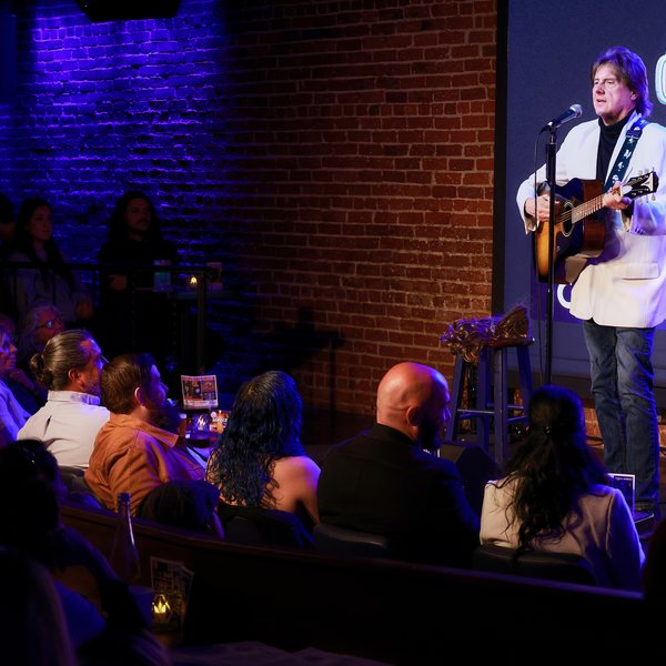 Alan Bernhoft on the Ice House stage.
