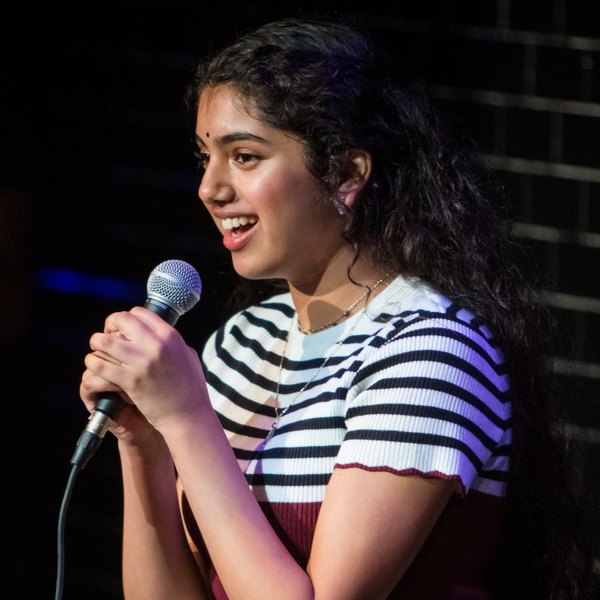 Avantika Vandanapu on the Ice House stage.