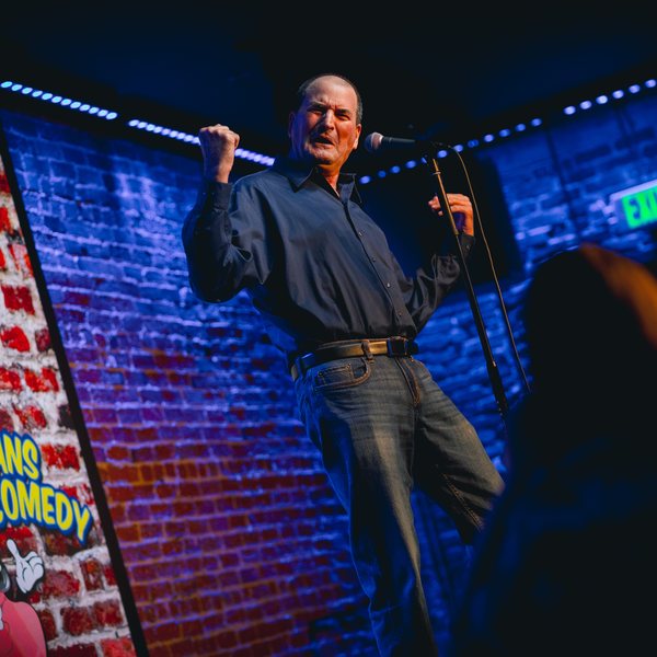 David Nathan Schwartz on the Ice House stage.