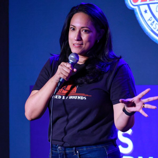 Karina Noelle Castillo on the Ice House stage.