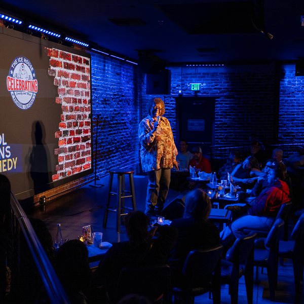 Nita Thompson on the Ice House stage.